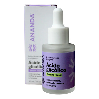 Suero Facial Acido Glicolico Exfolia Antimanchas 30ml Ananda Todo Tipo De Piel | MercadoLibre