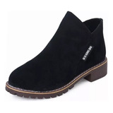 Botas Martin De Moda Plana Para Mujer