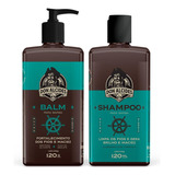 Kit Balm E Shampoo Para Barba Don Alcides Calico Jack