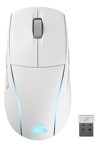 Mouse Inalambrico Corsair M75 Rgb 26,000 Dpi Blanco