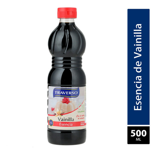 Esencia De Vainilla Traverso 500ml 