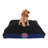 Cama Colchón Lavable Para Mascotas Mediano Color Azul Oscuro