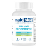 Multiblue 30 Millones De Probioticos, Prebioticos 30caps Sabor Sin Sabor