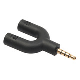 Divisor De Cables De Audio Con Conector Doble Para Auricular