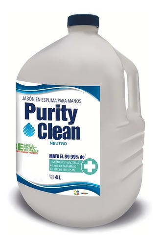 Sanitizante Liquido Sales Cuaternarias 4 L Purity Clean 