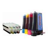 Sistema Continuo Tinta Aqx Para Hp 7510 933xl 932 Con Tinta