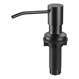 Forious Dispensador De Jabn Para Fregadero De Cocina Negro,