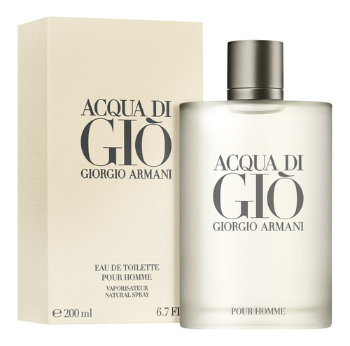 Giorgio Armani Acqua Di Giò Edt 200 ml Para  Hombre