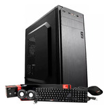 Gabinete Atx Kit Kanji 9322 + Teclado + Mouse + Parlantes