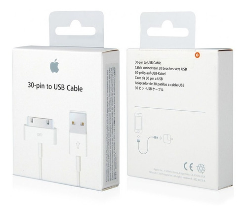 Cable Original Apple iPhone 4 iPad 2 Conector 30 Pines A Usb