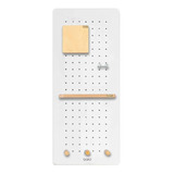 Organizador De Pared Börd Madera Blanco C/accesorios 58,5x25