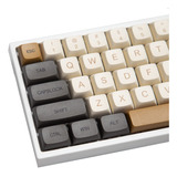 Guffercty Kred Xda - Juego De 125 Teclas De Perfil Retro Pbt