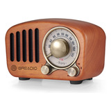 Altavoz Bluetooth Vintage De Madera De Cerezo Greadio Con Ba