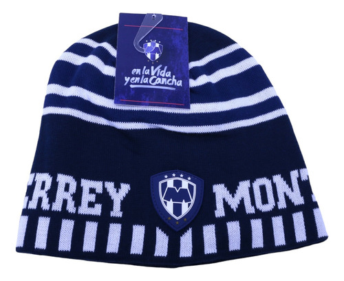 Gorro Beanie Bonete Rayados De Monterrey | Tejido Elástico 1