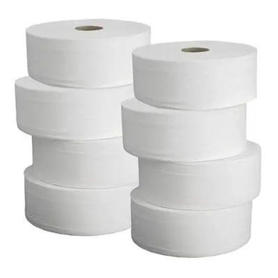Papel Higienico 300 Metros Mts Pack X 8 Un Blanco Compatible Dispenser | MercadoLibre