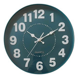 Relógio Redondo De Parede Clássico Cozinha 29cm