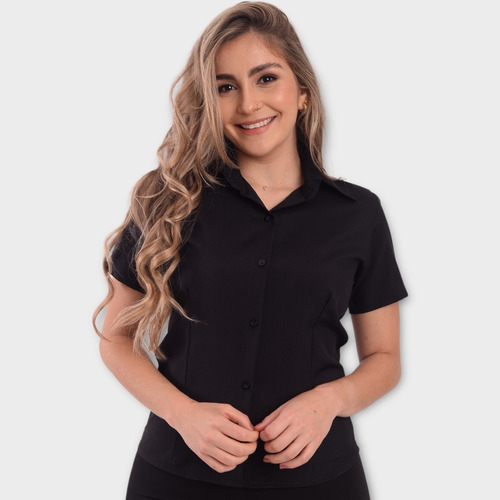 Camisa Feminina Uniforme Social Direto Da Fábrica