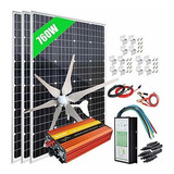 Paneles Solares - 700w(760w) Solar Wind Power Kits Garage Of