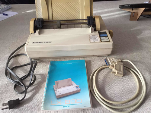 Impresora Epson Lx800 C/cable/manual Original Made In Japon