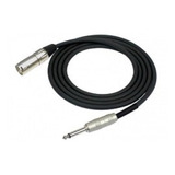 Cable Micrófono Xlr(macho)-plug  10 Metros
