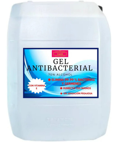 Gel Antibacterial Garrafa De 2 0