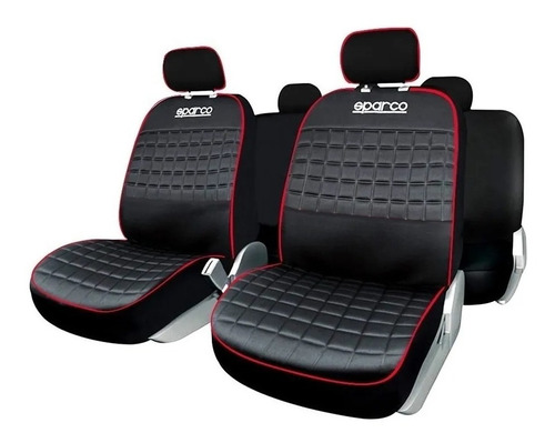 Set Completo Fundas Asiento De Carro, Forros Sillas Sparco 