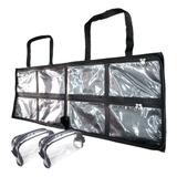 Bolsa Pasta Organizadora Multi Uso + 2 Estojos Pvc Cristal