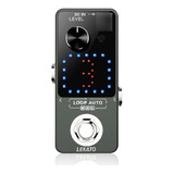 Guitarra Pedal Efeito 9 Loops Musicas Tuner Overdub Lekato