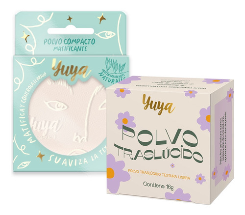 Yuya Polvo Compacto Matificante Natural 12g Con Polvo Traslú