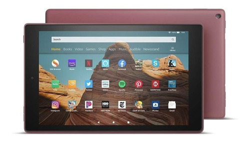 Tablet  Amazon Fire Hd 10 2019 Kfmawi 10.1  32gb Plum E 2gb De Memória Ram