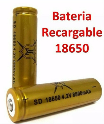 5 Baterías Recargables 18650 Ljk 4.2v 8800mah Lio-on Pilas