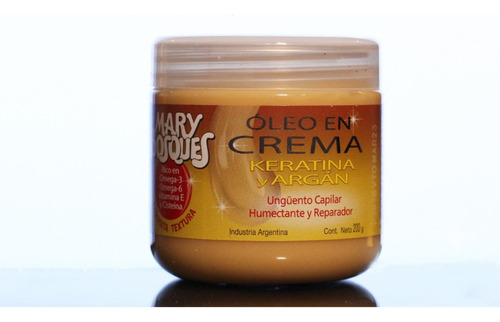 Mary Bosques Oleo En Crema X 200g Keratina Y Argan