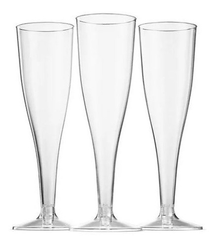 Copas Coctel Champagne De Plastico Paq 12 Piezas