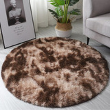 Tapete Redondo 100cm X 100cm Super Peludo Quarto 50% Off