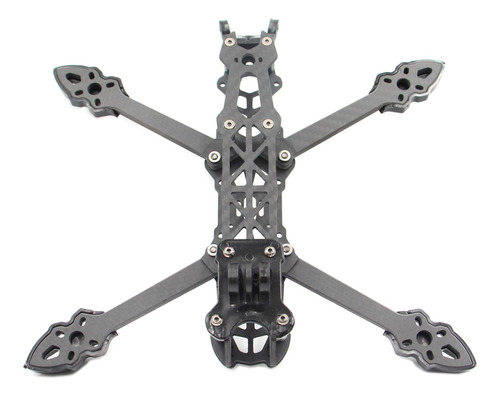 Drone Longo Frame Quadricóptero Carbon De 5 Mm Freestyle Rac