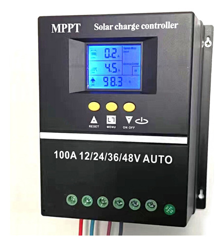 Controlador De Carga Solar 100a / 80a / 60a Mppt / Pwm 12v