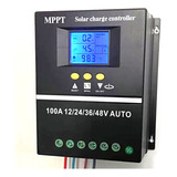 Controlador De Carga Solar 100a / 80a / 60a Mppt / Pwm 12v