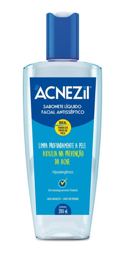 Acnezil Sabonete Líquido Facial 200ml