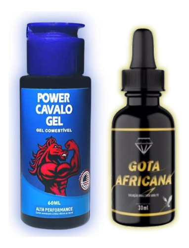  Pau De Cavalo Gel+ Gota Africana  Kit Tubirnadores