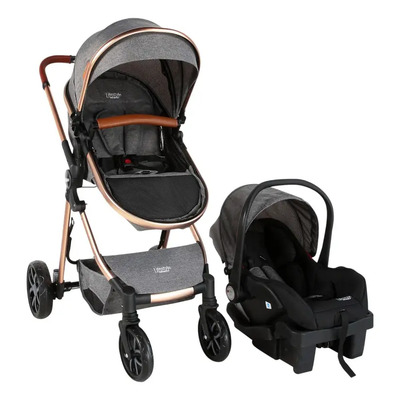 Lifestyle By Infanti Carriola Sistema De Viaje Mike Asiento Reversible Convertible A Bambineto Color Gris Con Chasis Dorado