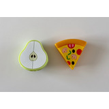 Protector Comecable Set X2 Pizza Pera Usb Lightning iPhone