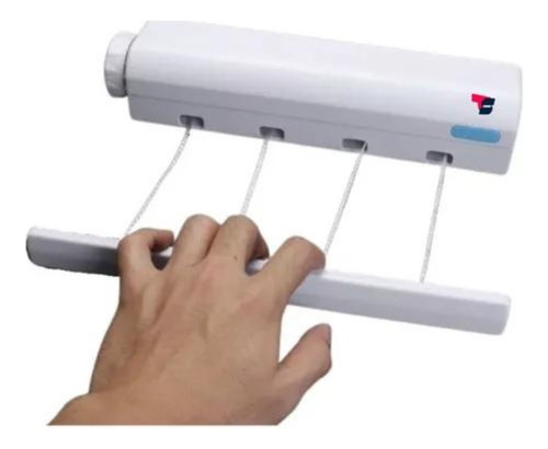 Tendedero Extensible Retráctil Para Ropa 4 Cuerdas De Pared