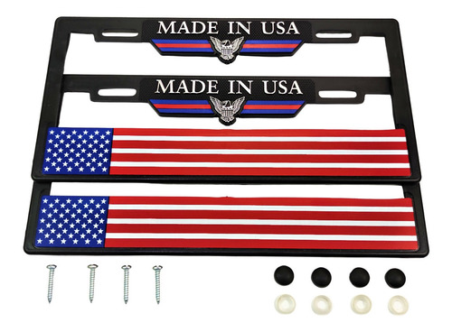 Porta Placas Camion Camioneta Auto Usa Cubre Pijas Kit