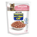 Sachet Master Cat Gatitos Carne Leche 20 Uni