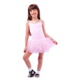 Vestido Alça Tutu C/ Short Ballet Blogueirinha Princesinha