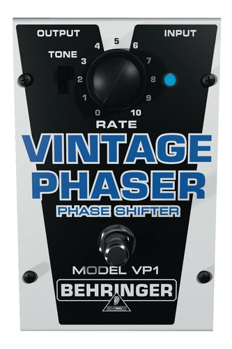 Pedal Phase Shifter Vintag P/ Guitarra, Behringer Vp1