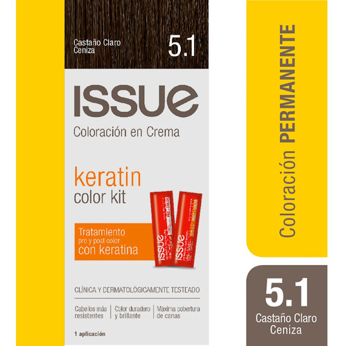 Issue Kit Tintura En Crema Keratin Color