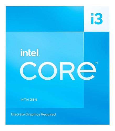 Processador Intel Core I3 14100f 14ª Geração - Bx8071514100f