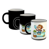 Taza Magica Mono En El Baño Espejo Infantil Shower