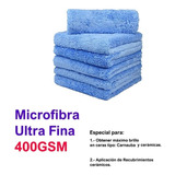 Microfibra Para Pulir Cera Recubrimiento Cerámico 400gsm